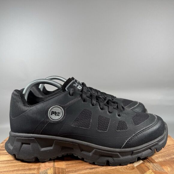 Timberland PRO Men's 8W Velocity Low Work Shoe Alloy Toe A16JZ Work Boot Black - Picture 1 of 8